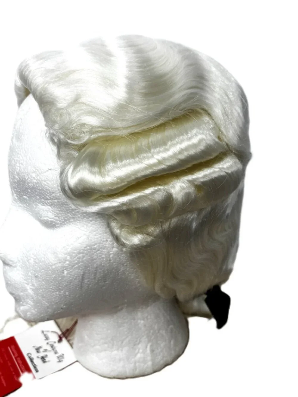 Colonial 18th Century George Washington Powdered Wavy Costume Wig NWT NOS